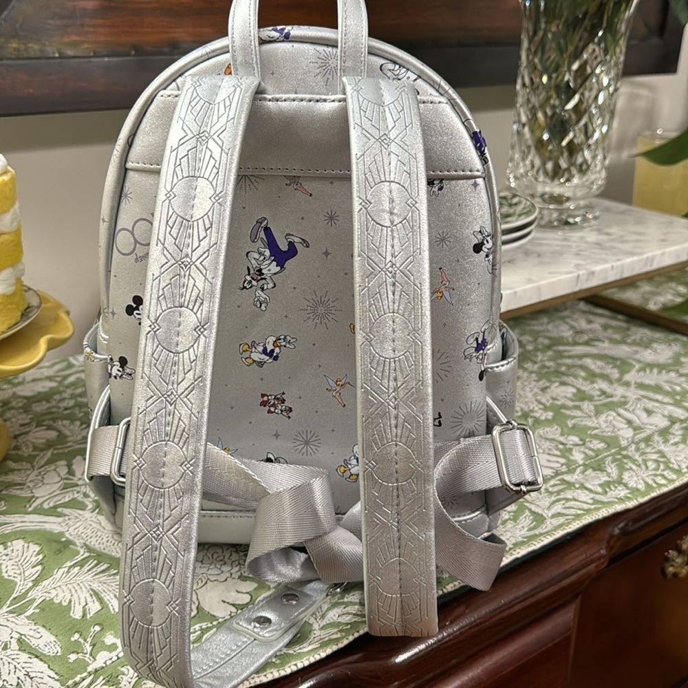 Loungefly Mickey Mouse and Friends Disney 100 Mini Backpack NWOT - Picture 3 of 7